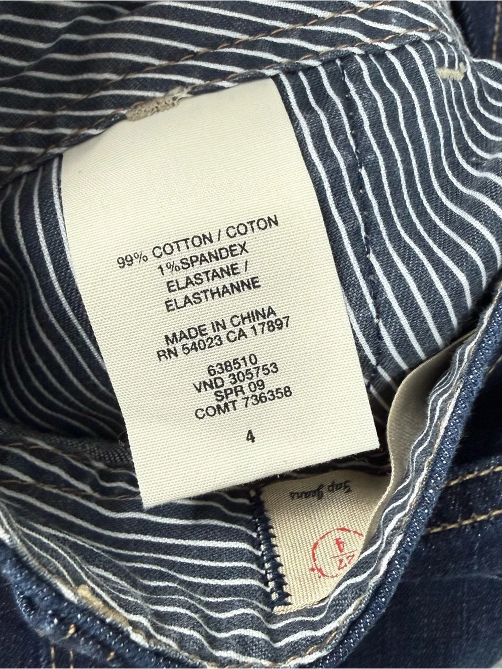 Gap Limited Edition Denim Bermuda Jorts 27/4 Y2K Nautical Button Low Rise